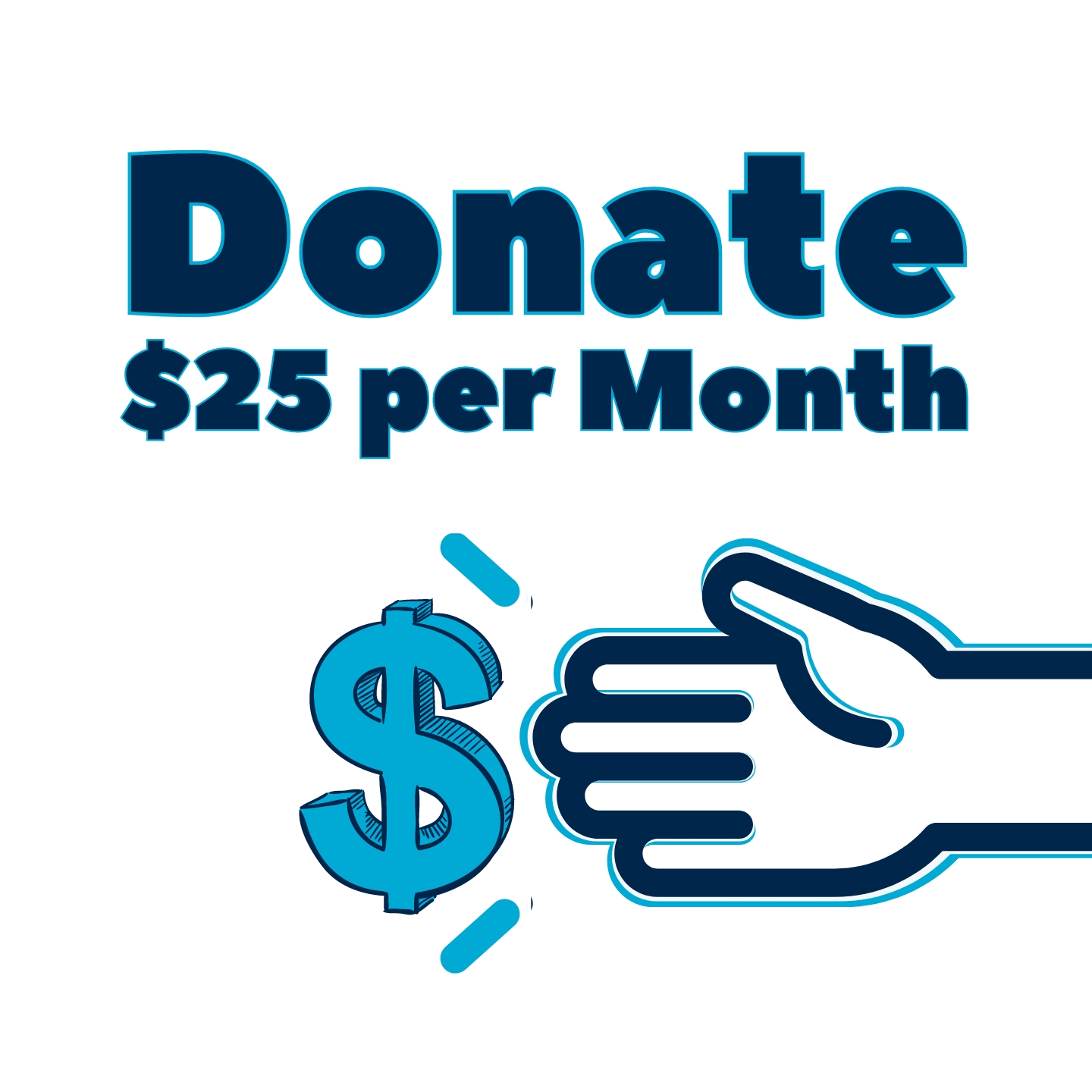 Donate $25 per month to help JCCU perform outreaches in the Jersey County, IL area